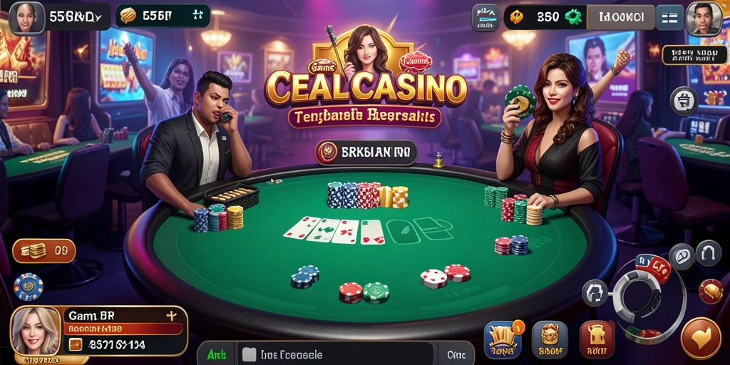 Tampilan permainan Live Casino yang menarik dan interaktif.