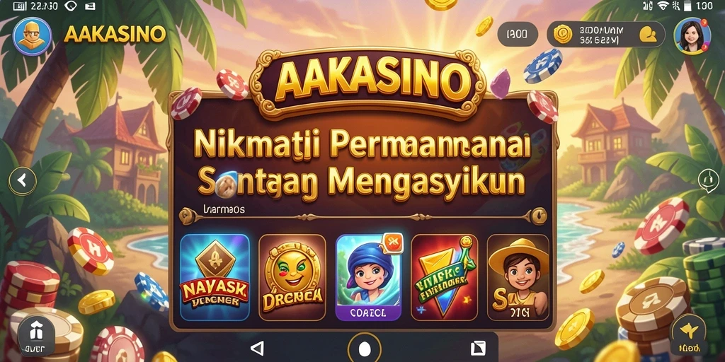 Gameplay AAKASINO yang seru dan interaktif dengan grafik menarik.