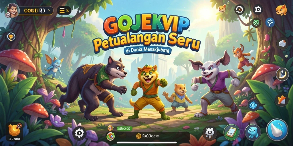 Screenshot dari gameplay seru GOJEKVIP di dalam petualangan.