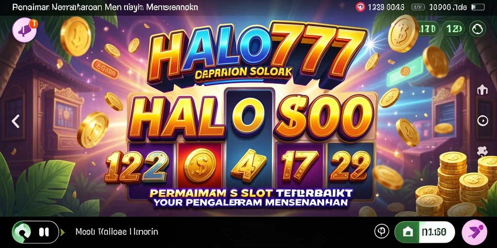 Tampilan menarik dari gameplay HALO777 yang mengasyikkan.