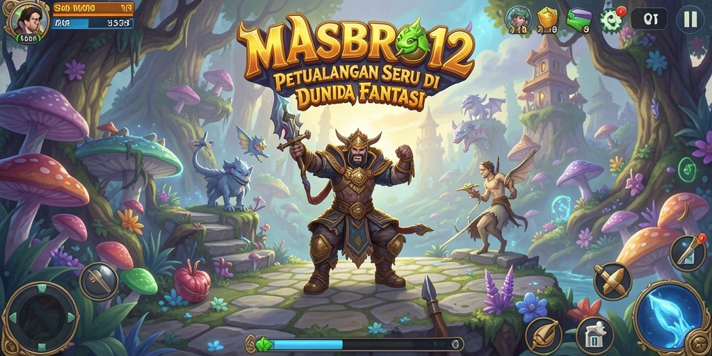 Screenshot gameplay MASBRO12 yang menampilkan petualangan mendebarkan.