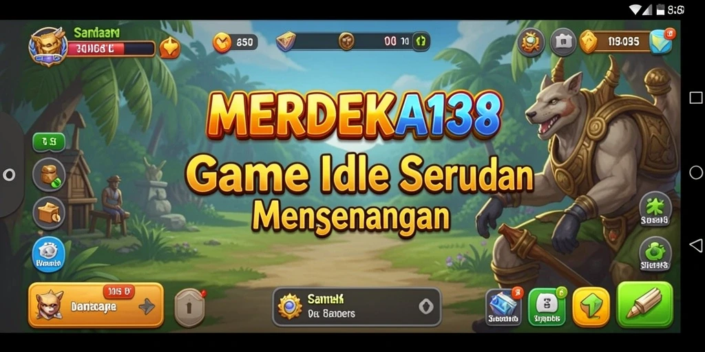 Tampilan gameplay MERDEKA138 yang menarik dan adiktif.