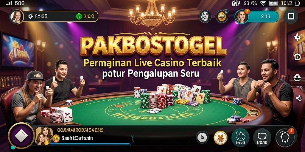 Tampilan gameplay menarik dan interaktif dari PAKBOSTOGEL.
