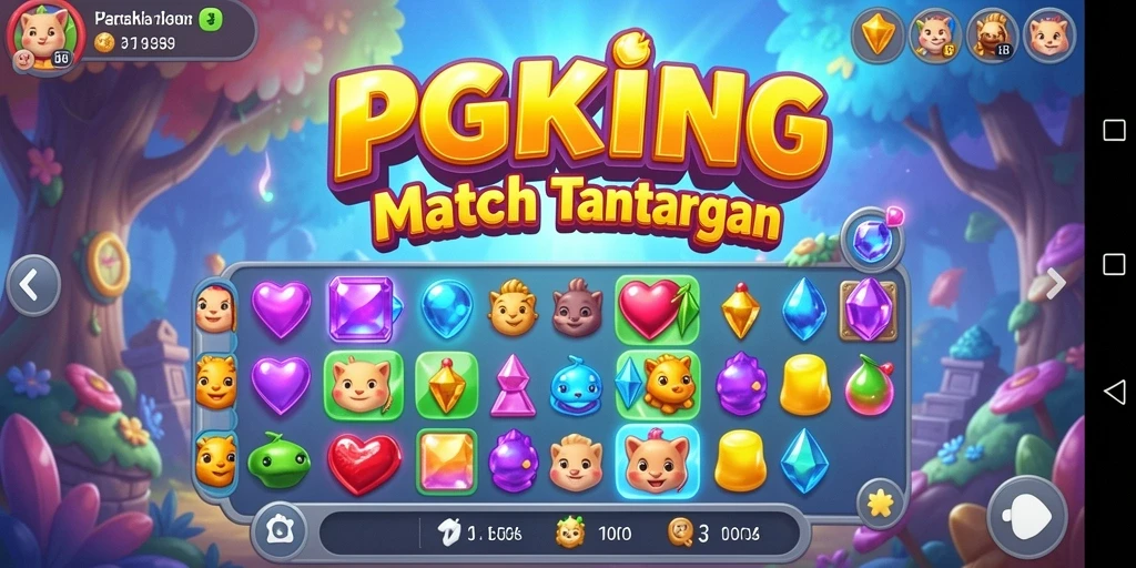 Pengalaman seru gameplay Match-3 di PGKING.