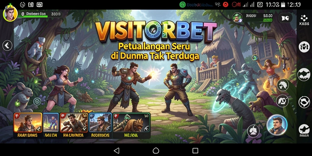 Tampilan gameplay <strong>VISITORBET</strong> yang seru dan penuh petualangan.